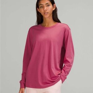 Lululemon All Yours Long Sleeve Pink Lychee